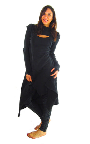 Long Sleeve Asymmetric Dress