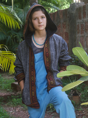 Warm winter tribal jacket