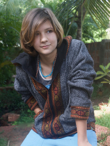 Warm winter tribal jacket