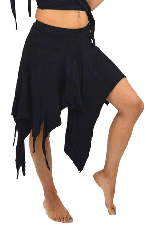 Pixie fairy ragged skirt