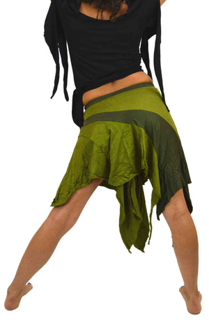 Pixie fairy ragged skirt