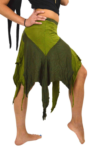 Pixie fairy ragged skirt