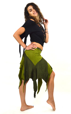 Pixie fairy ragged skirt