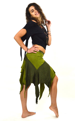 Pixie fairy ragged skirt