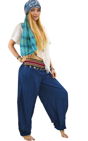 Embroidered Baggy Pants Good Karma