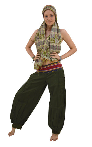Embroidered Baggy Pants Good Karma