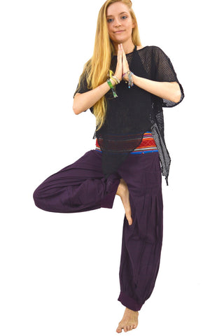 Embroidered Baggy Pants Good Karma