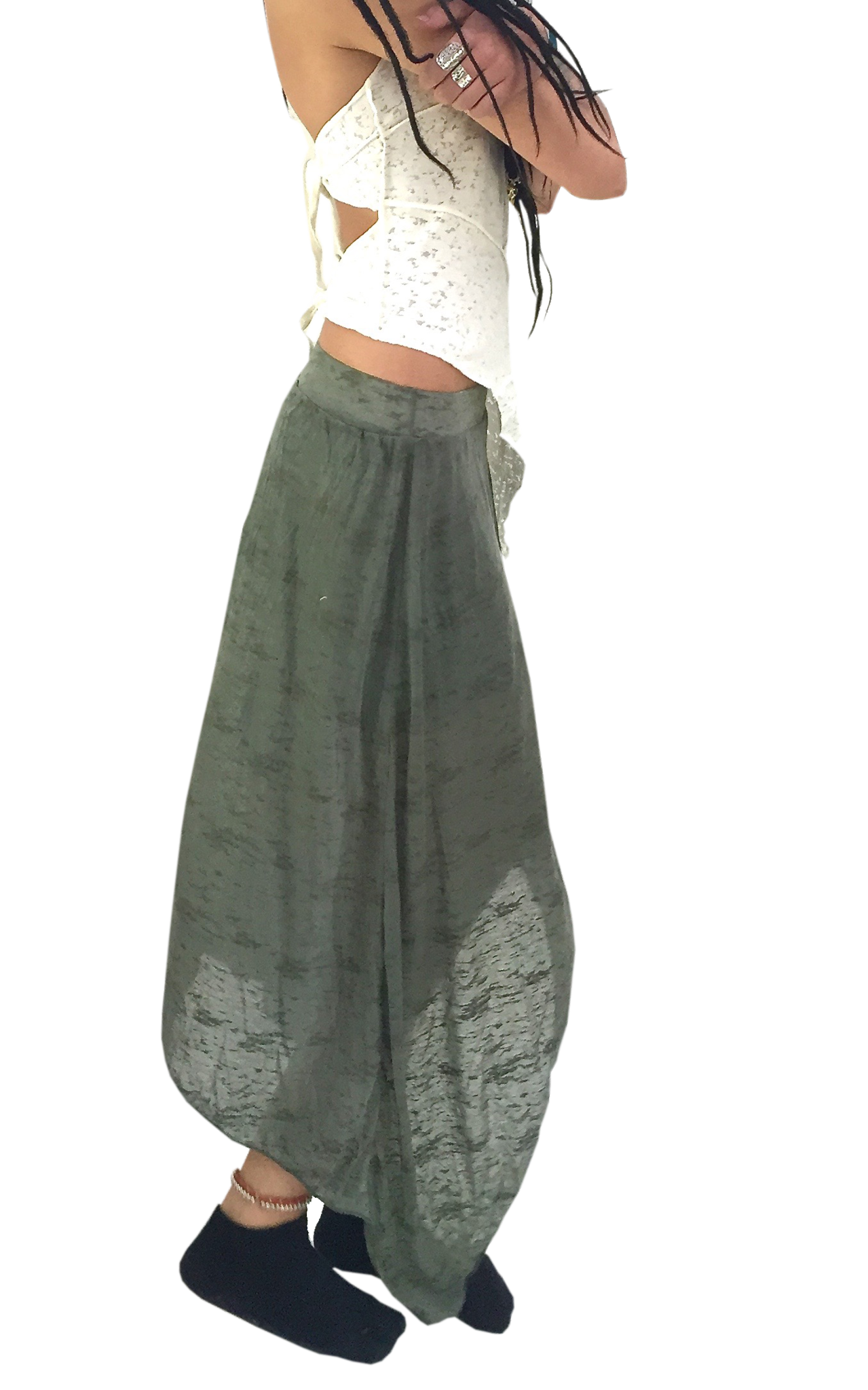 Asymmetrical gypsy skirt deals