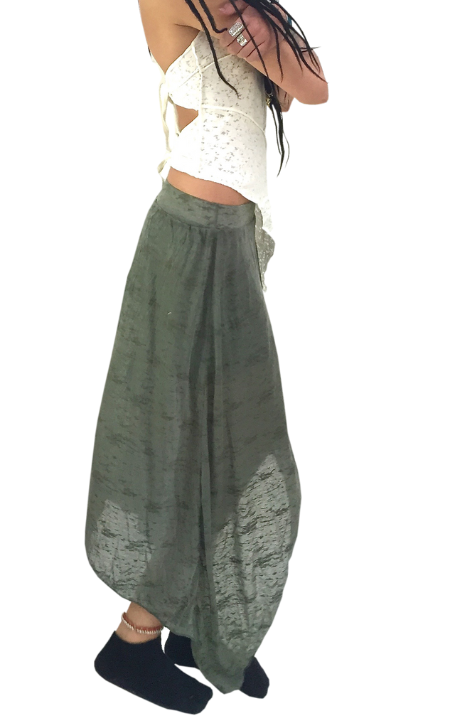 Sheer Boho Gypsy Skirt