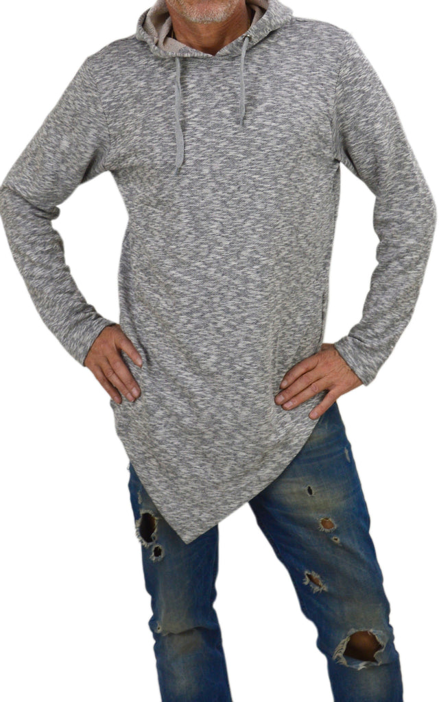 Long Sleeve Asymmetric tunic Hoody.