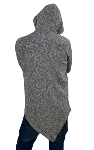 Long Sleeve Asymmetric tunic Hoody.