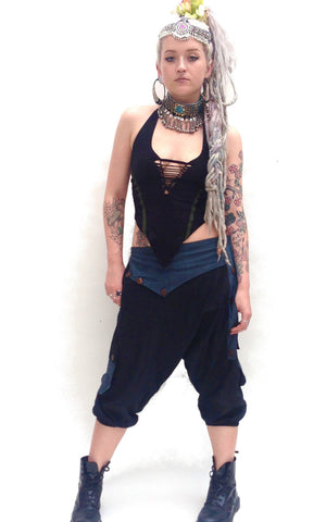 3/4 baggy low crotch Gypsy Pants