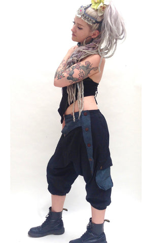 3/4 baggy low crotch Gypsy Pants