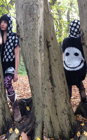 Smiley face cardigan