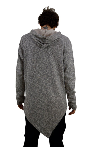 Long Sleeve Asymmetric tunic Hoody.