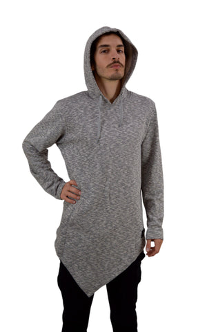 Long Sleeve Asymmetric tunic Hoody.