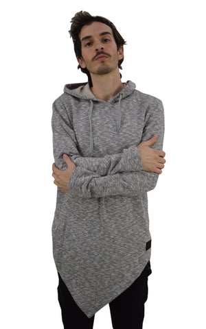 Long Sleeve Asymmetric tunic Hoody.