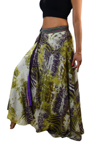 Wrap Silk Maxie Skirt