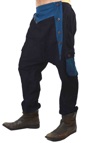 Cargo pants low crotch