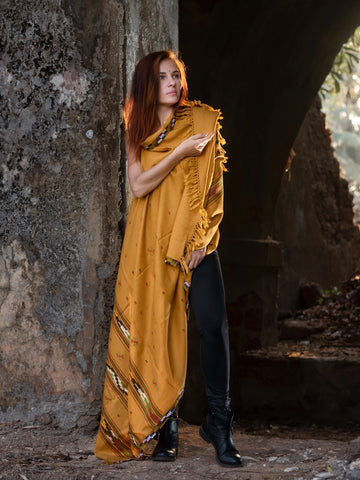 Pure Wool hand made blanket / Shawl
