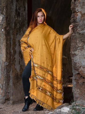 Pure Wool hand made blanket / Shawl