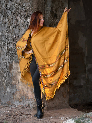Pure Wool hand made blanket / Shawl