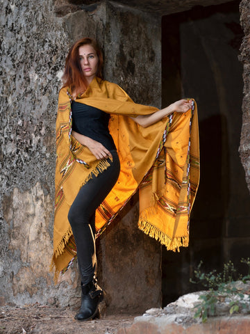 Pure Wool hand made blanket / Shawl