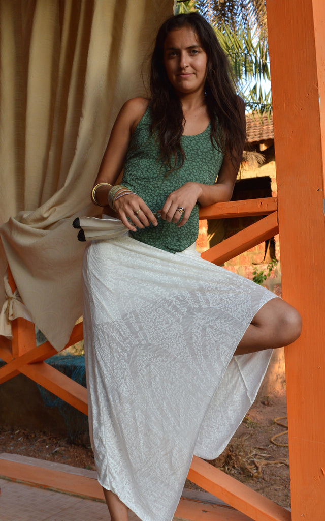 Gypsy Skirt asymmetrical sheer light dreamy skirt summer skirt beach skirt