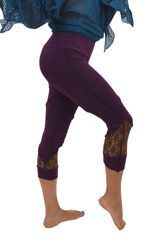 Yoga Capris Leggings Pixie style 3/4