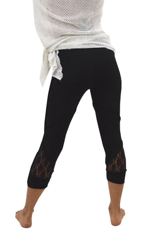 Yoga Capris Leggings Pixie style 3/4