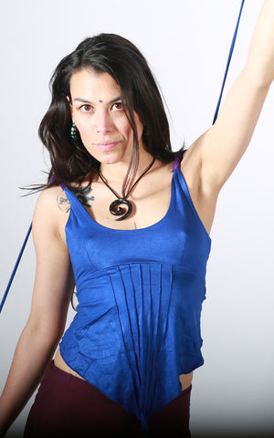 Camisole Top Pixie top with Pleated front