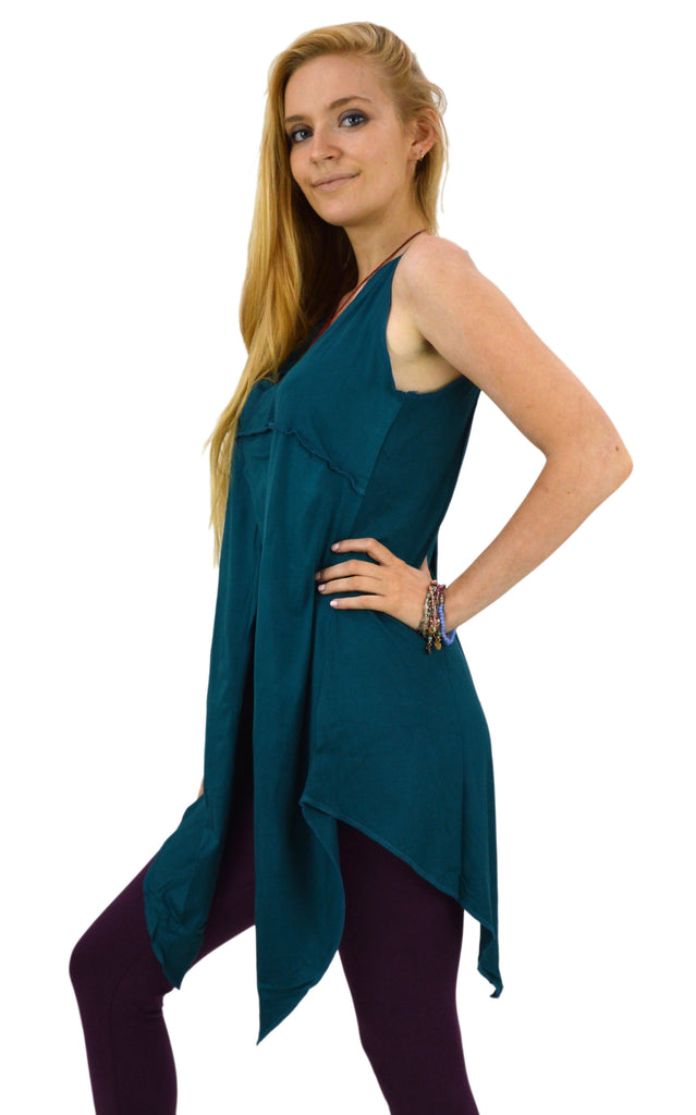 Sleeveless top with shrug on sale