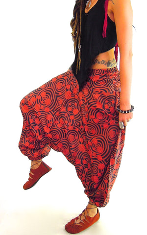 Spiral Harem Pants