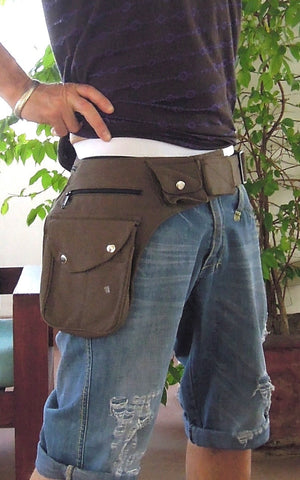 Popper Pocket Canvas Belt