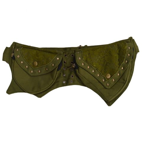 Pixie Pocket belt with Lace