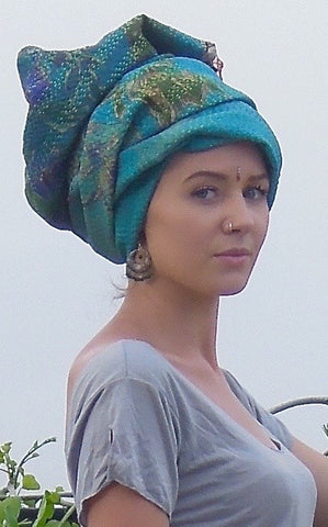 Silk Shawl colourful  Sarong
