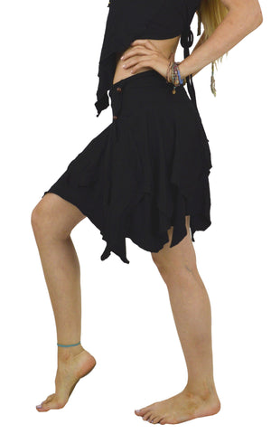 Pixie Layered Mini skirt