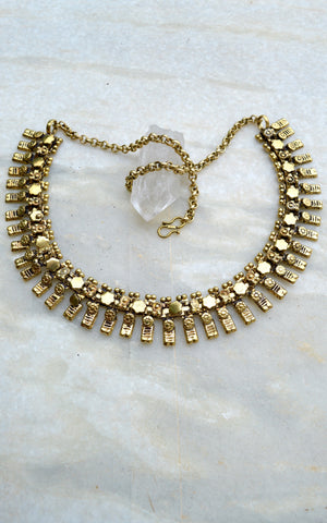 Brass Tribal Rajasthani Gypsy Necklace