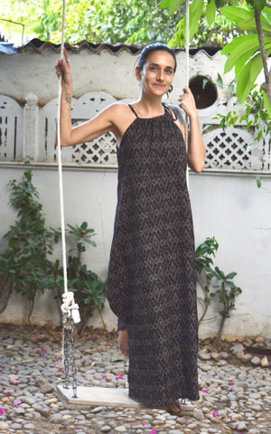 Karma Printed Maxi Dress