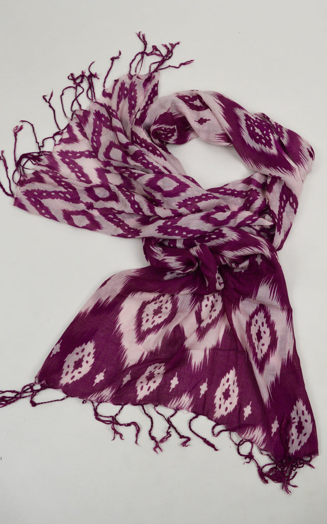 Shawl Scarf Head wrap Sarong Ethnic Print Cotton shawl