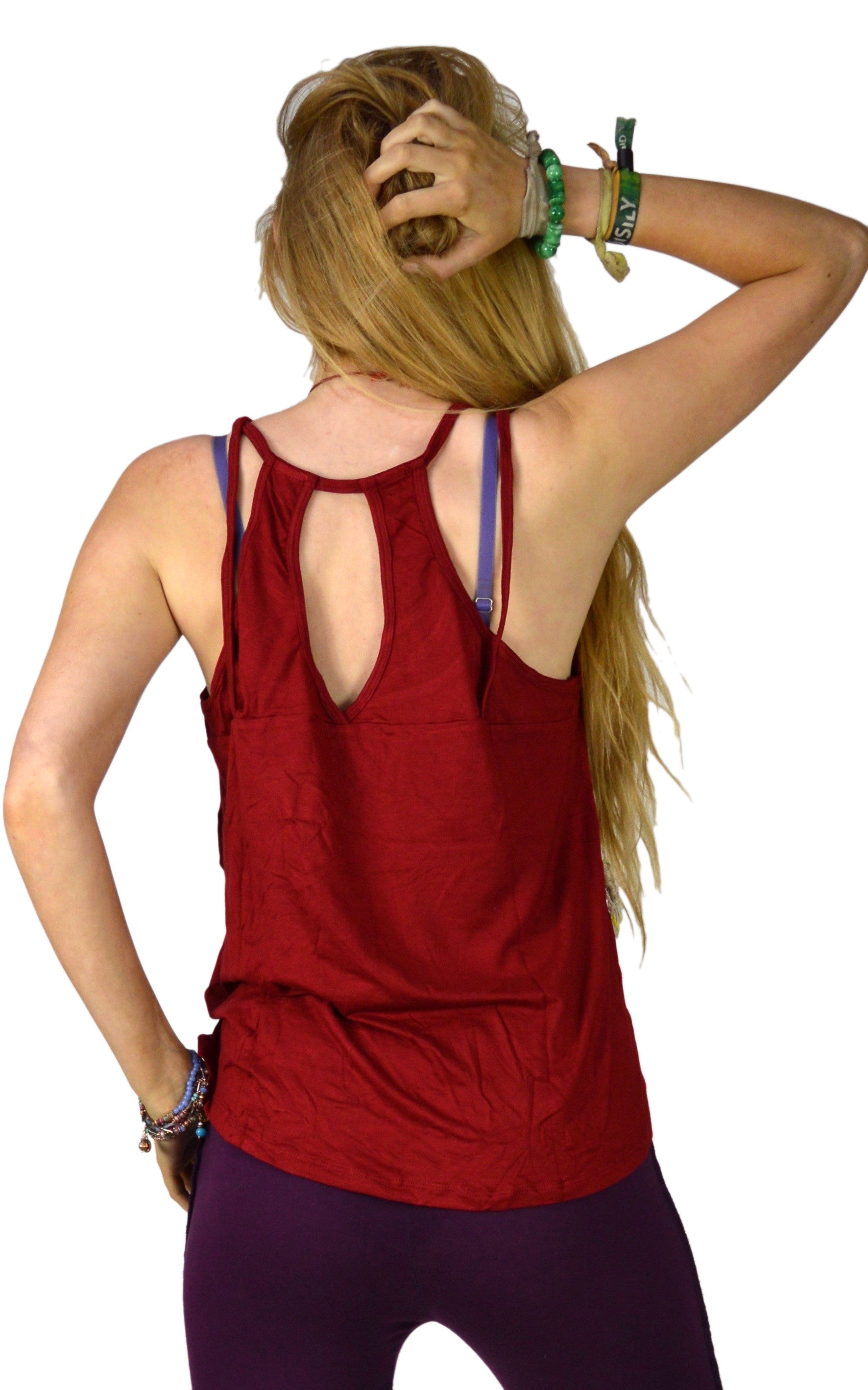 Girls red hotsell vest top
