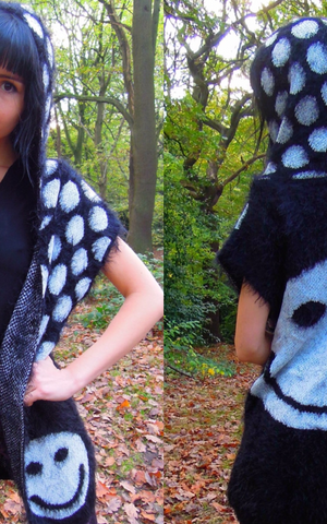 Smiley face cardigan