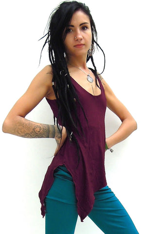 Pixie style Pointy Vest Top