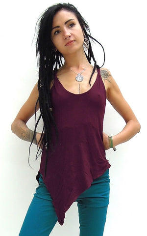 Pixie style Pointy Vest Top