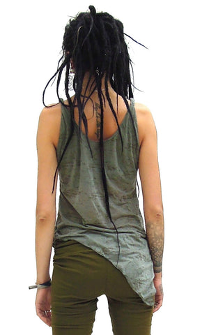 Pixie Sleeveless Pointy Vest Top