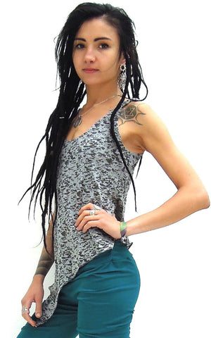 Pixie Sleeveless Pointy Vest Top