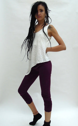 Pixie Sleeveless Pointy Vest Top