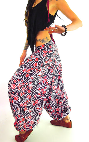 Spiral Harem Pants