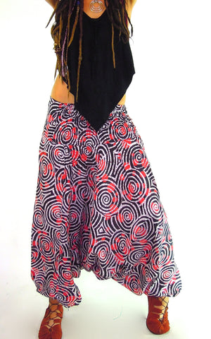 Spiral Harem Pants