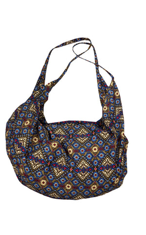 Shoulder Bag, Beach Bag, Printed Boho Hippie Chic,